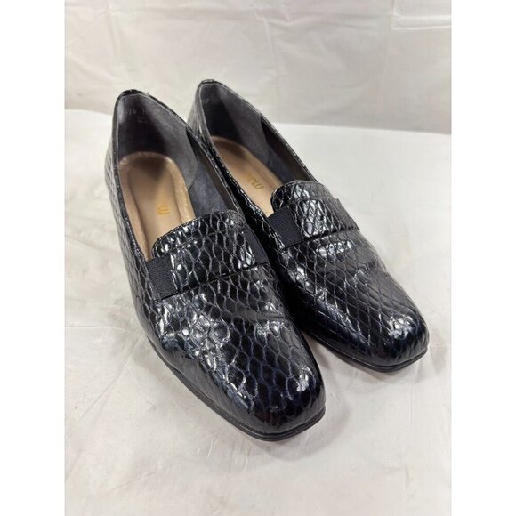Magdesians California Black Women's Classic Pump Shoes Slip On Low Heels 10 N - Picture 2 of 12